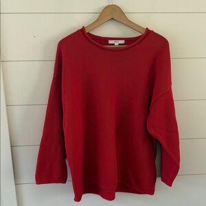 Next Red Sweater 100% cotton sz XL